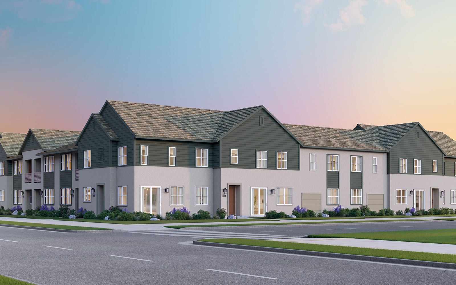 Exterior:Row at New Haven B Elevation