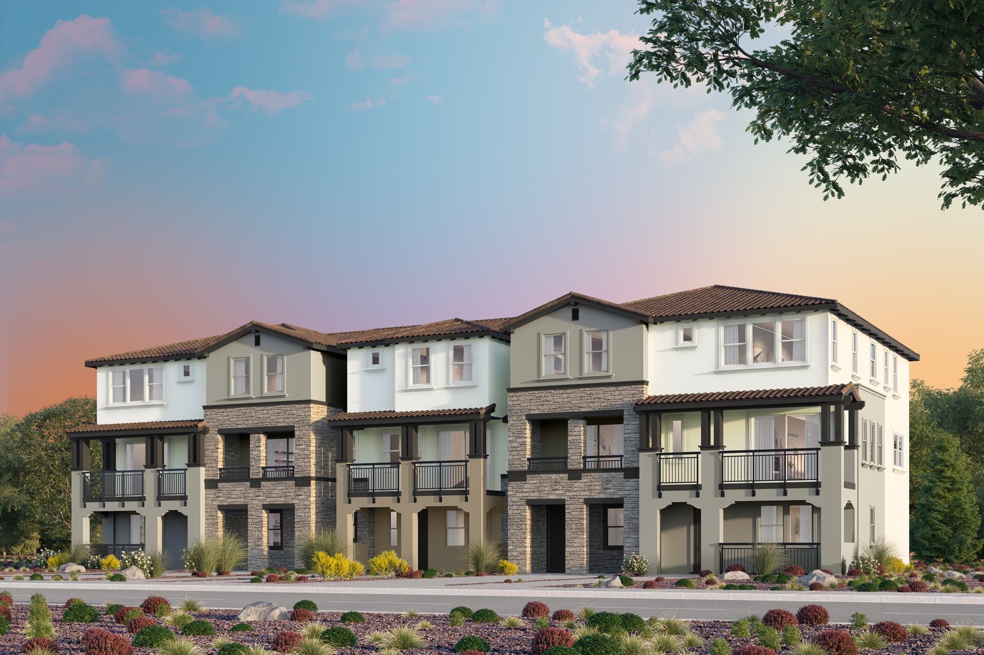 Moonstone Townhome at Rosewood 5Plex Scheme A:Moonstone Townhome at Rosewood 5Plex Scheme A