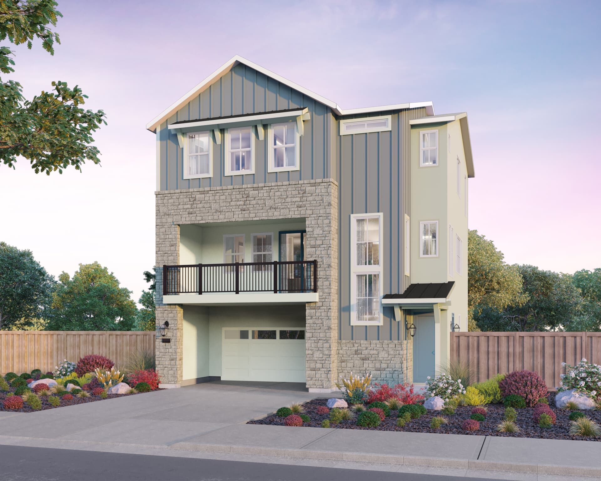 Exterior:Foundry Plan 1 Elevation C