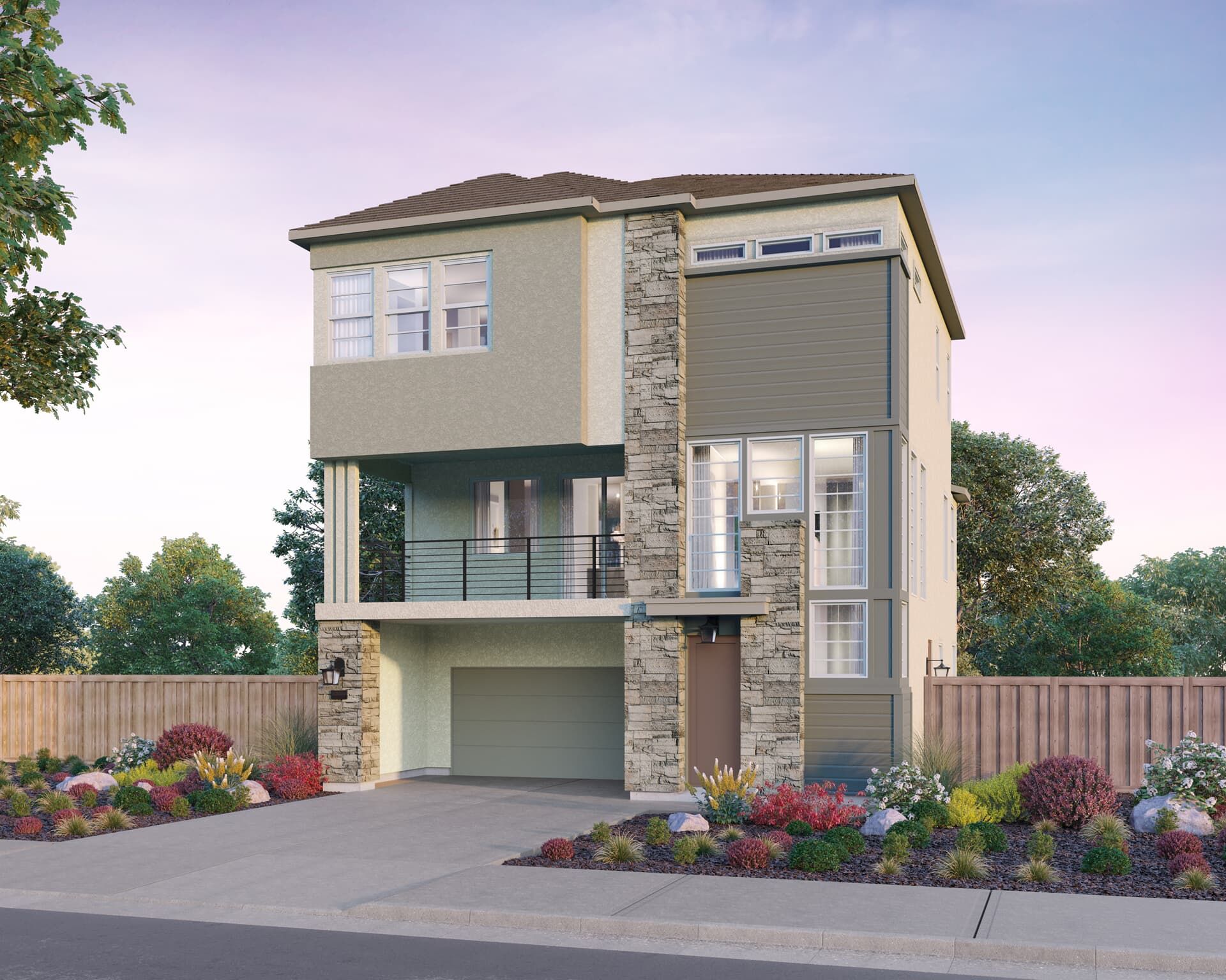 Exterior:Foundry Plan 2 Elevation B