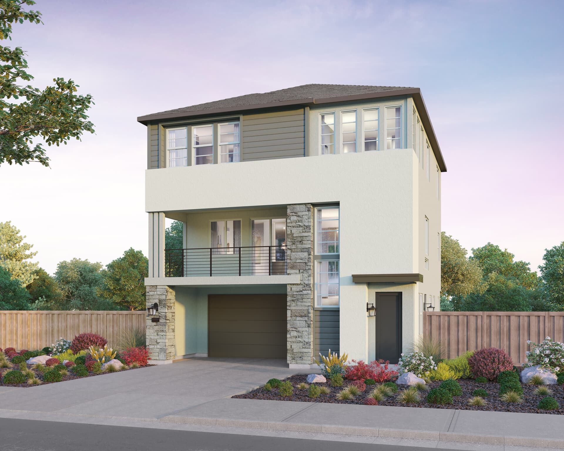 Exterior:Foundry Plan 3 Elevation B