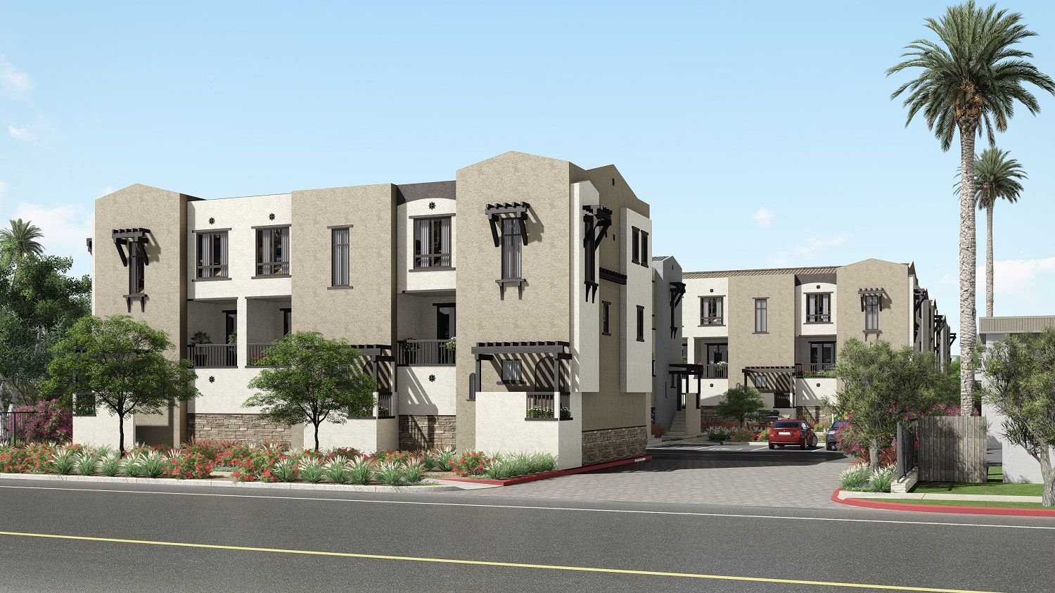 Street View of Montivo Townhomes