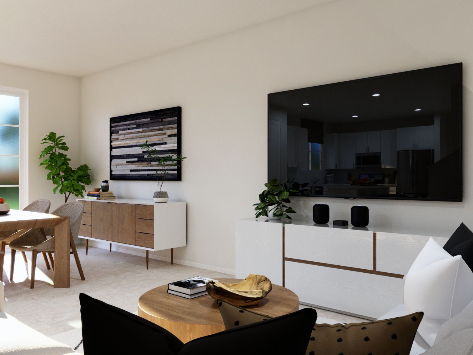 Interior Image:Plan 5 Great Room Rendering