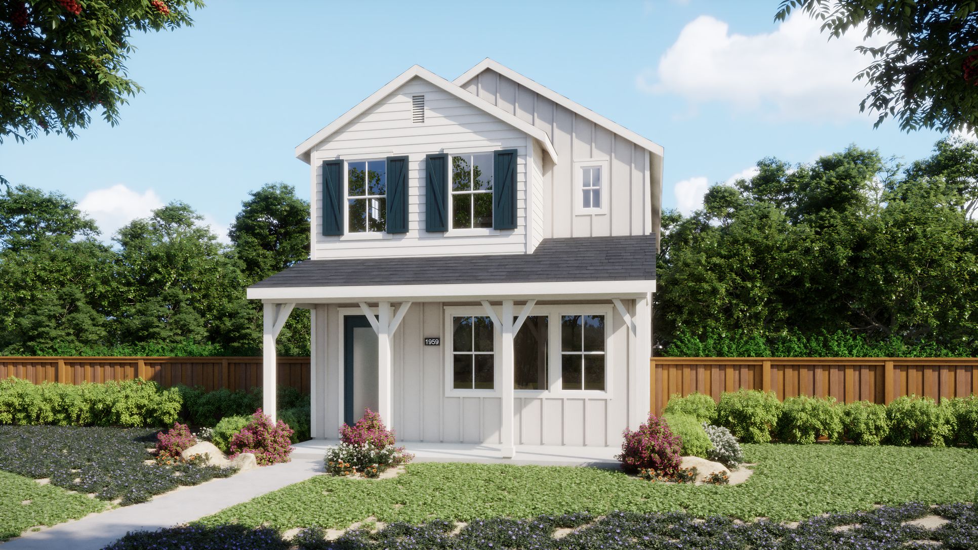 Exterior:Plan 3, Farmhouse - Scheme 2