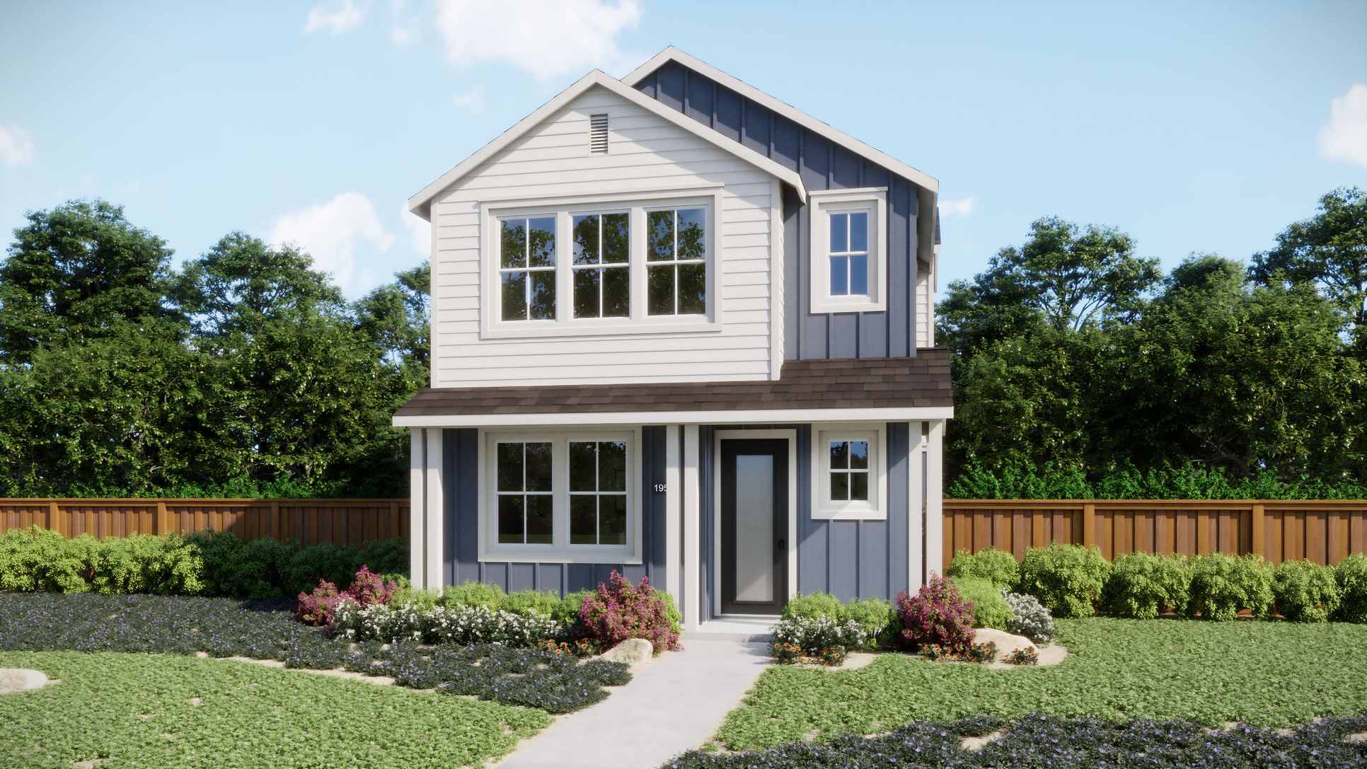 Exterior:Plan 4, Farmhouse - Scheme 1