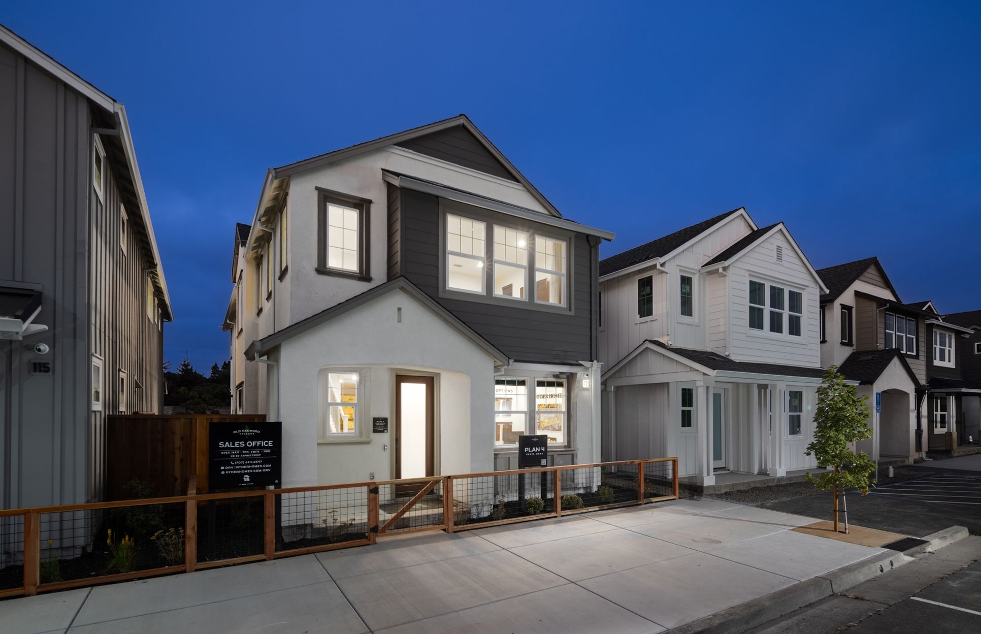 Old Redwood Village Cottage-Style Plan 4 in Color Scheme 5:Cottage-Style Plan 4 - Color Scheme 5