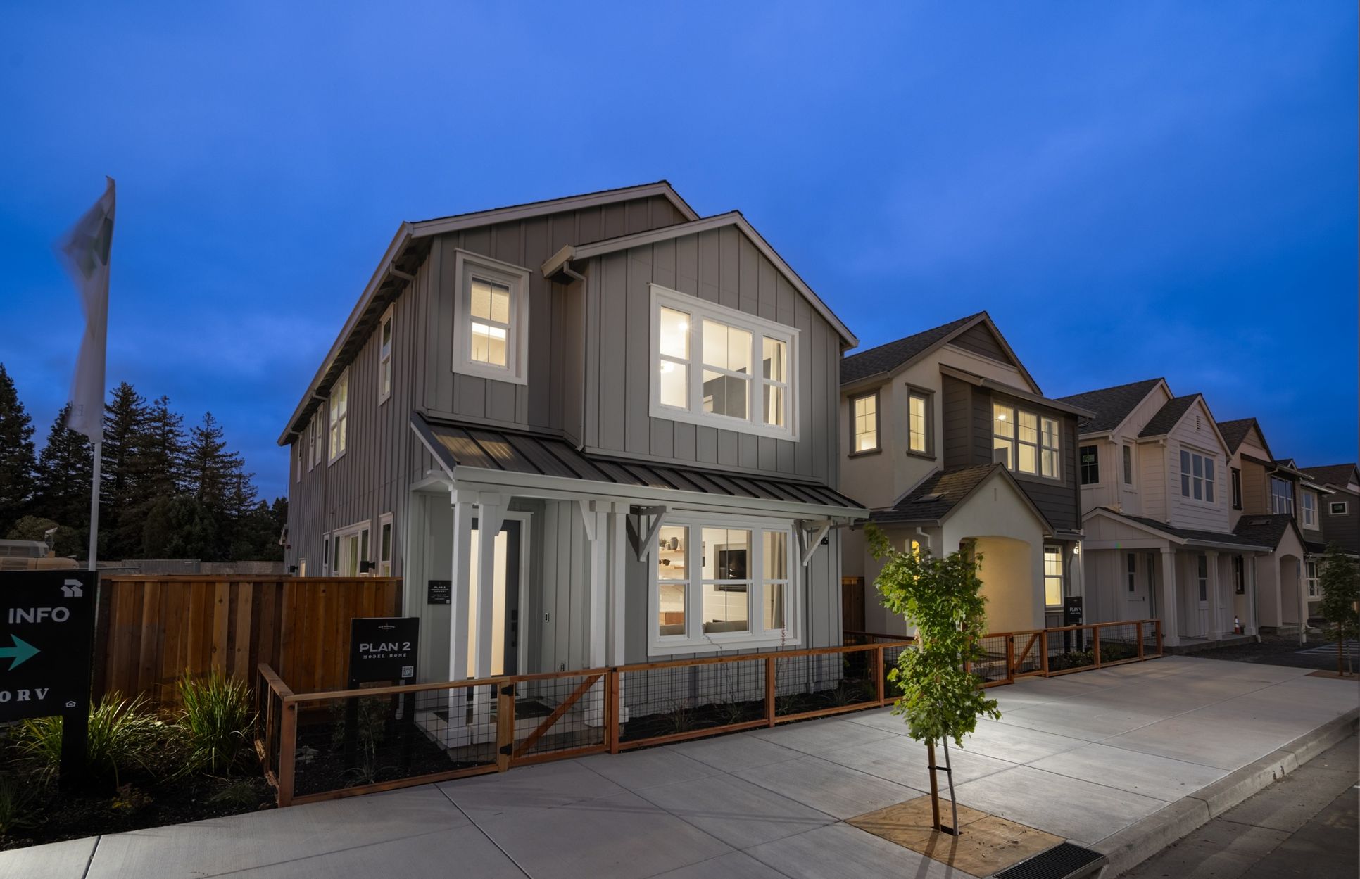 Old Redwood Village - Modern Farmhouse-Style Plan 2:Modern Farmhouse Plan 2
