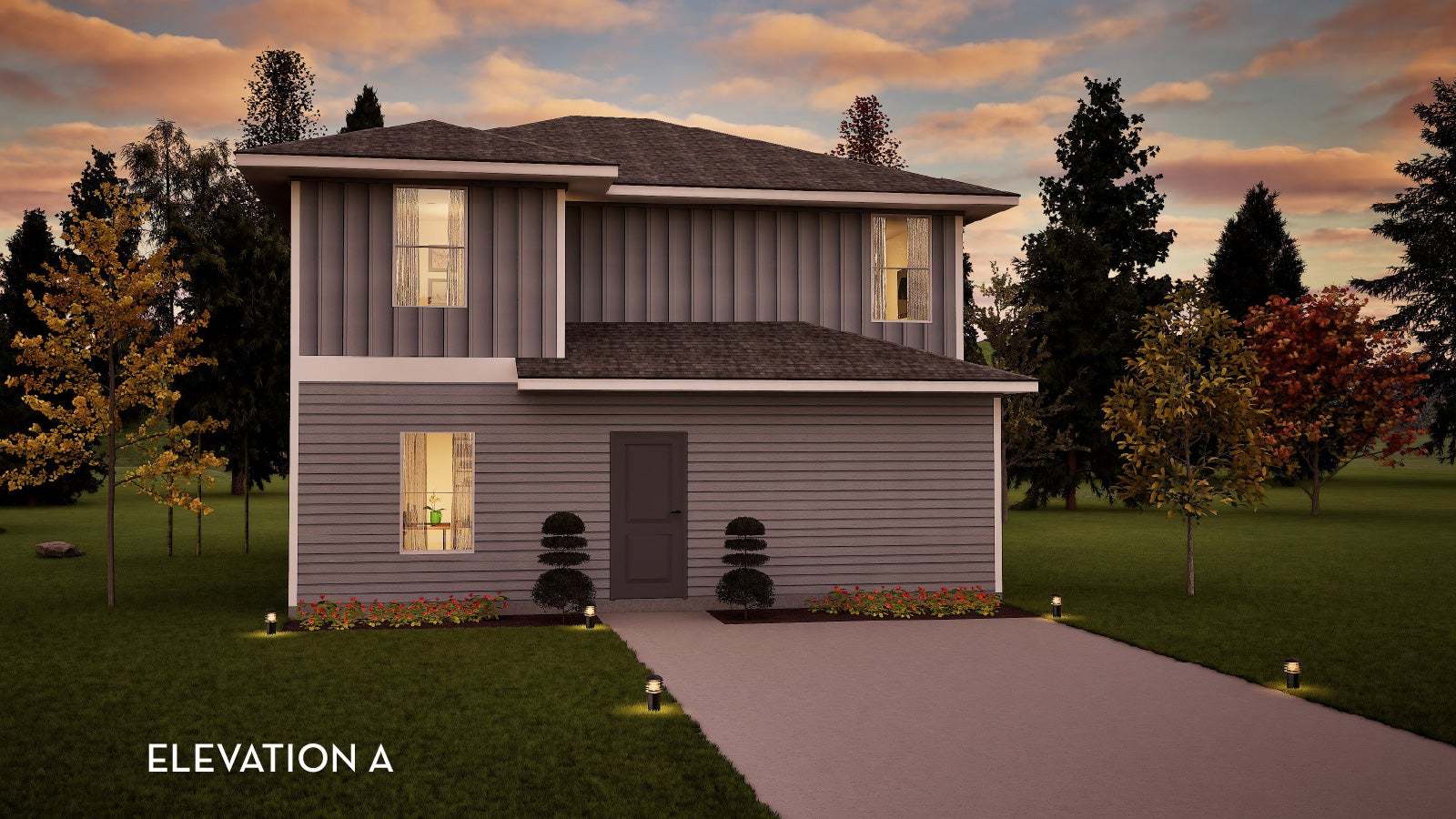 Exterior:Elevation A