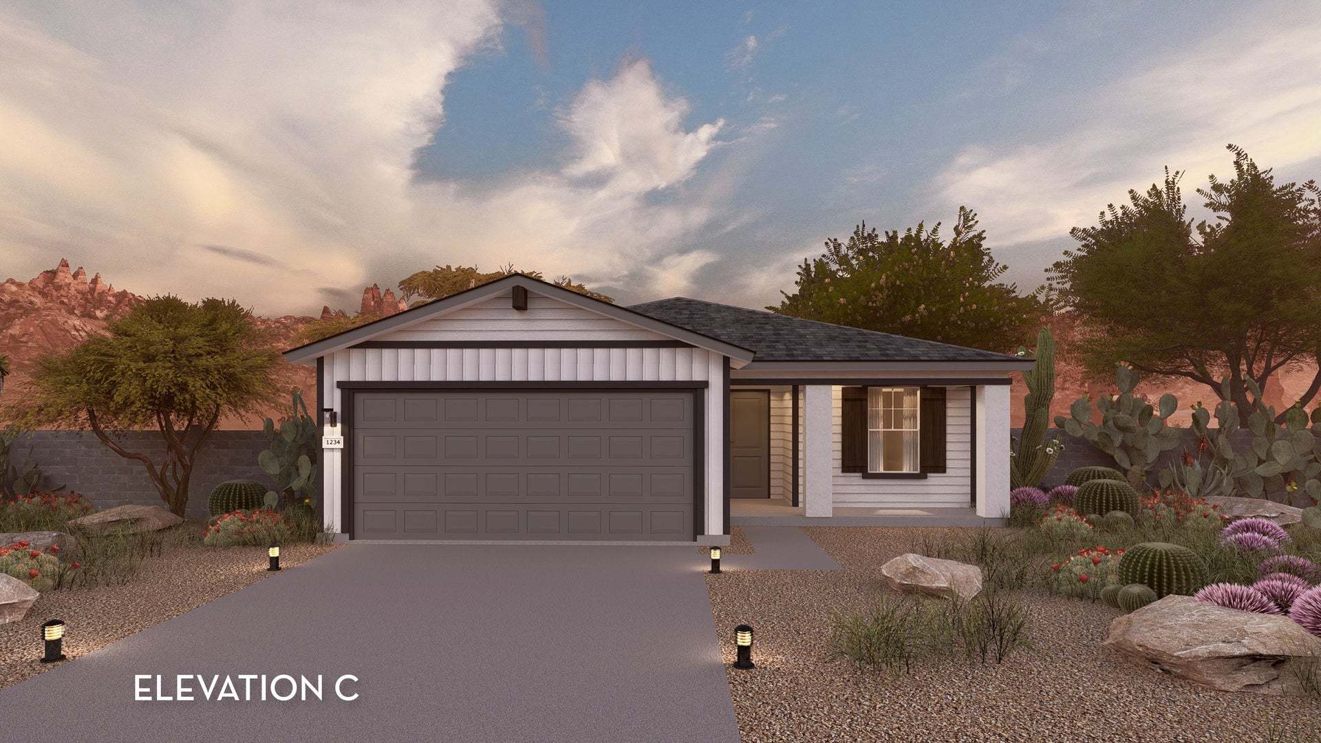 Aztec _Elevation C:Aztec Elevation C