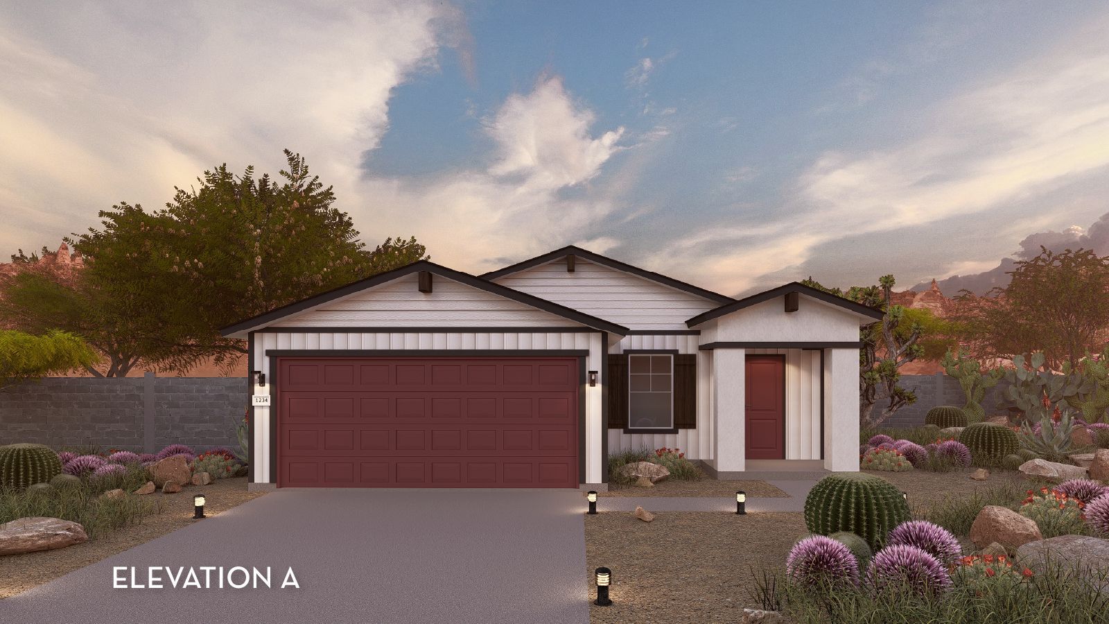 Choctaw Elevation A:Choctaw Elevation A