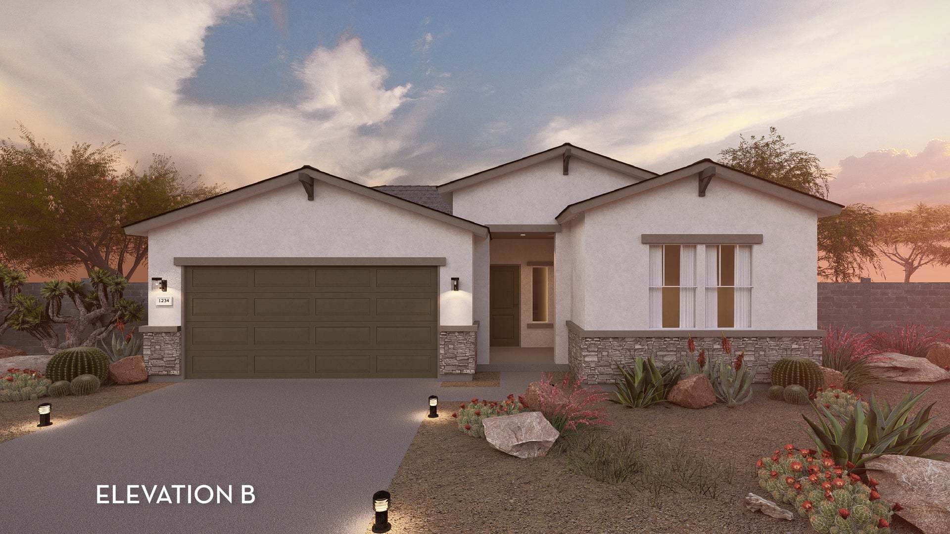 Exterior:AZ - Creede Elevation B
