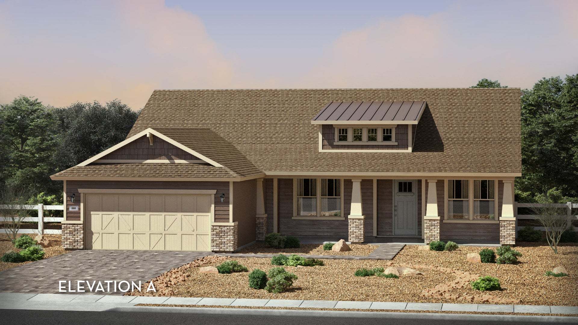 The Meadow Elevation A:The Meadow Elevation A