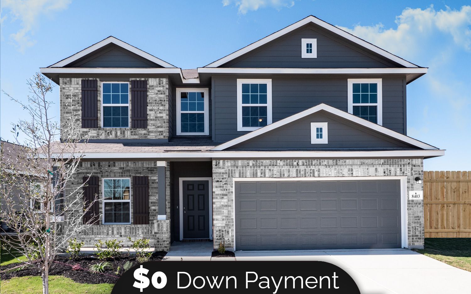 Zero Down Payment Community