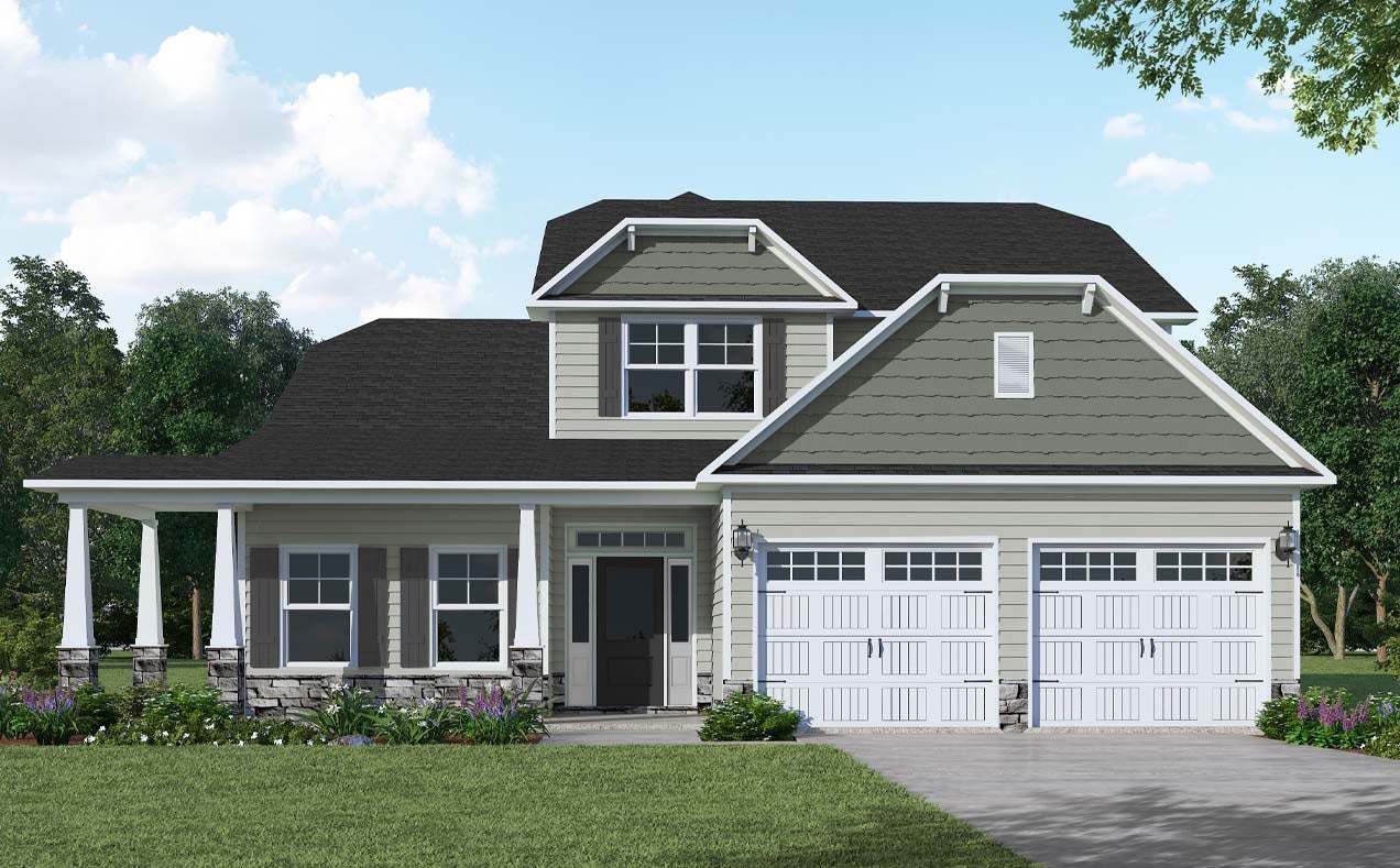 Exterior:Elevation K - Artistic Rendering for Representation Purposes Only