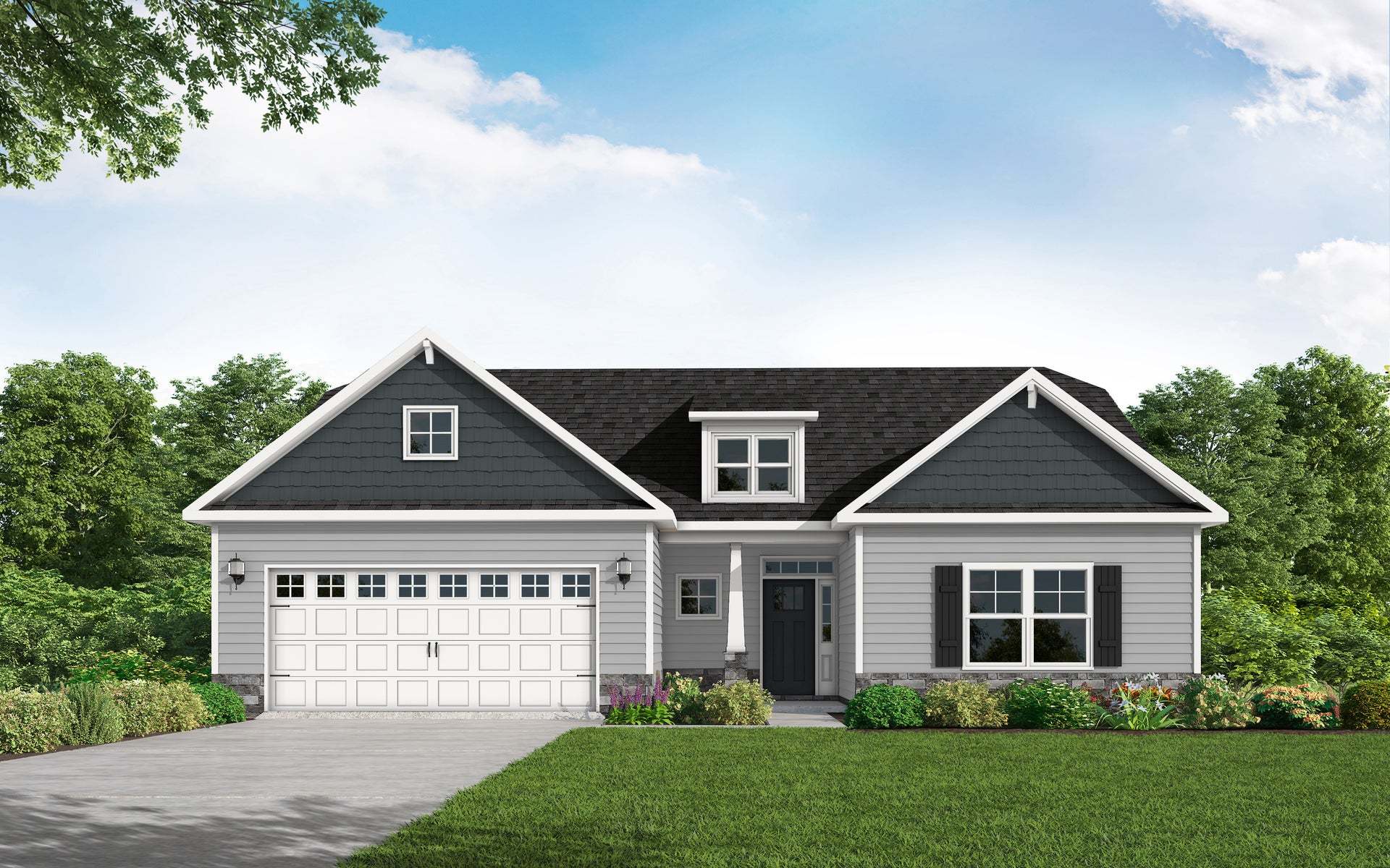 Exterior:Elevation C - Artistic Rendering for Representation Purposes Only