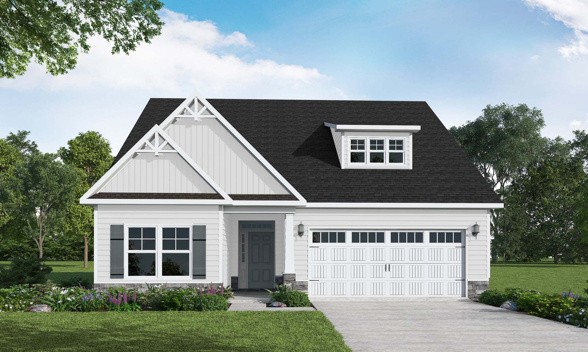 Exterior:Elevation C - Artistic Rendering for Representation Purposes Only