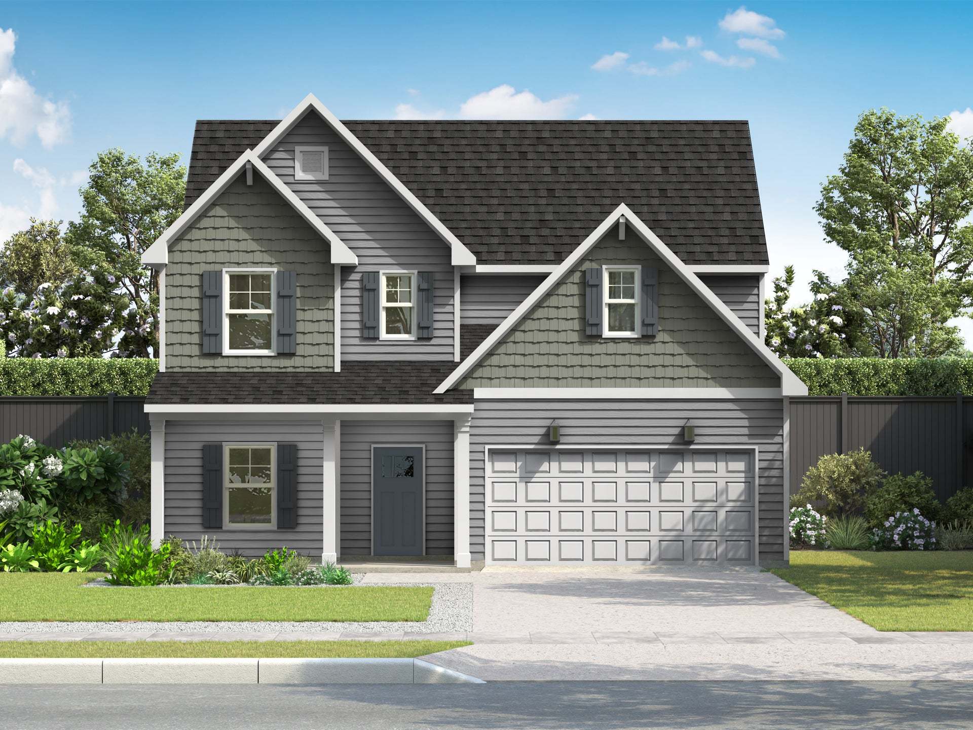 Exterior:Elevation A - Artistic Rendering for Representation Purposes Only