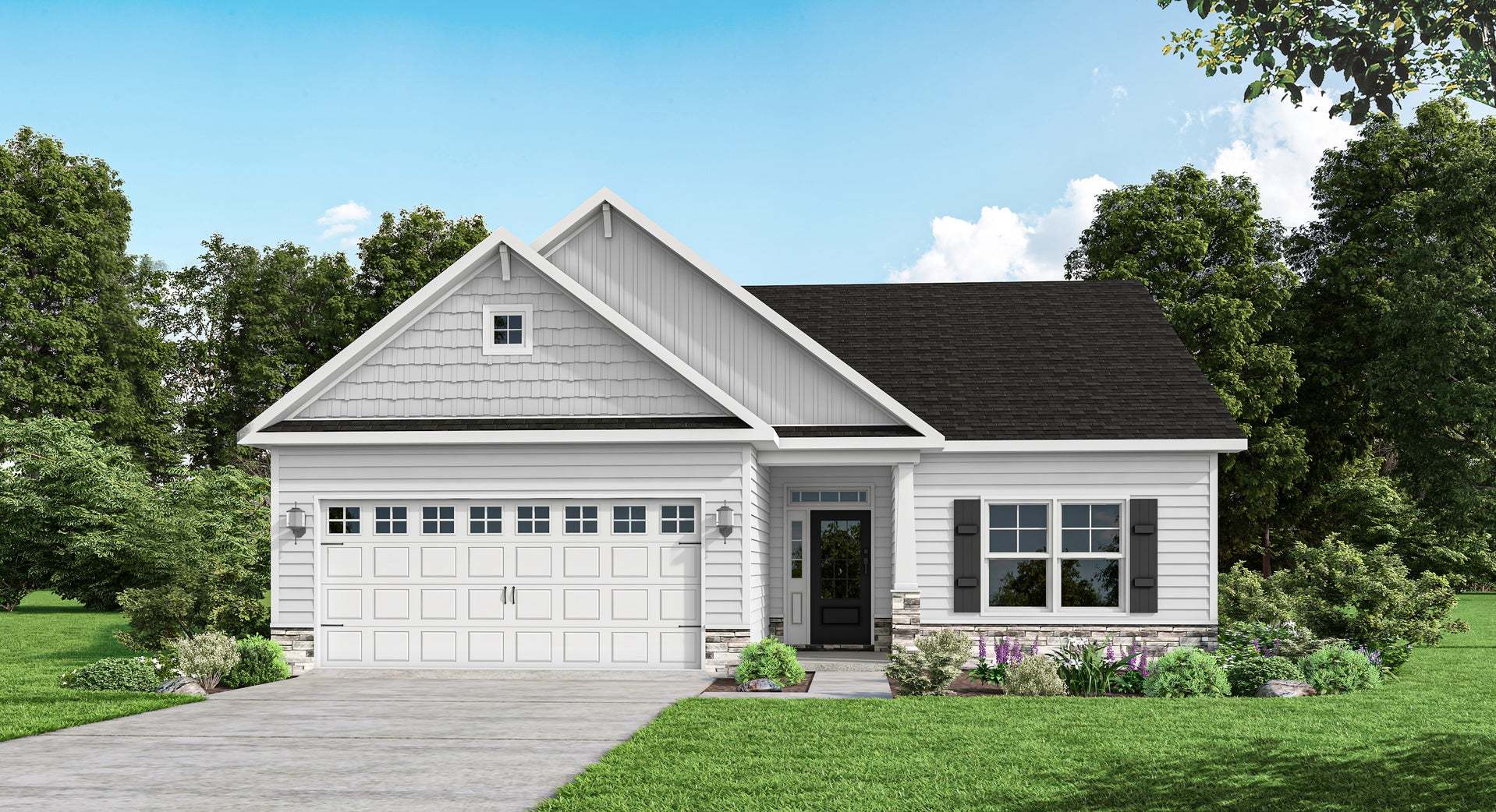 Exterior:Elevation C - Artistic Rendering for Representation Purposes Only