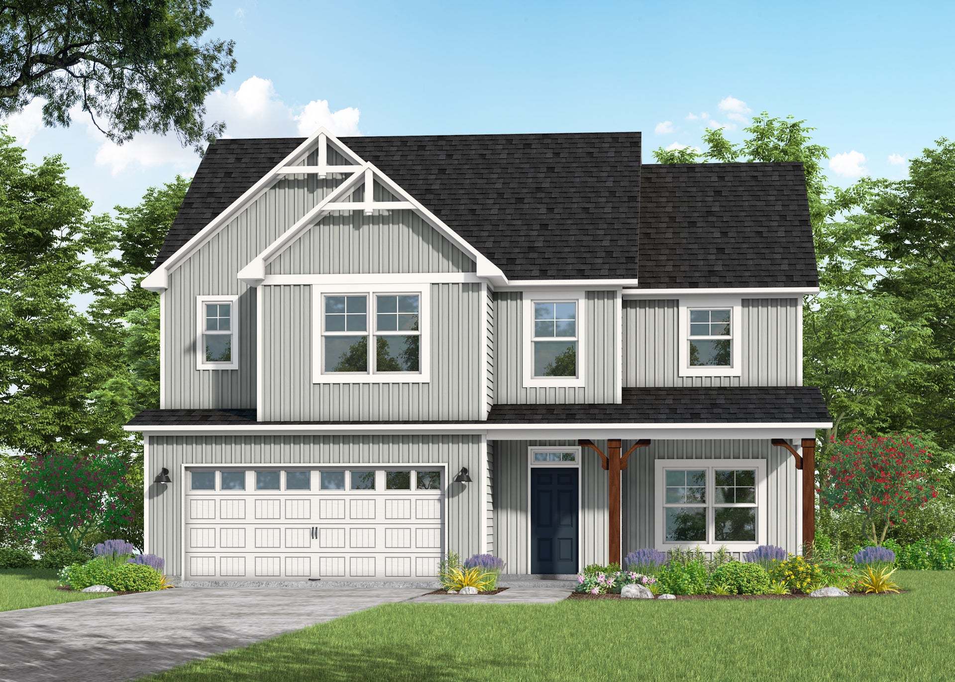 Exterior:Elevation FH-Artistic Rendering for Representation Purposes Only