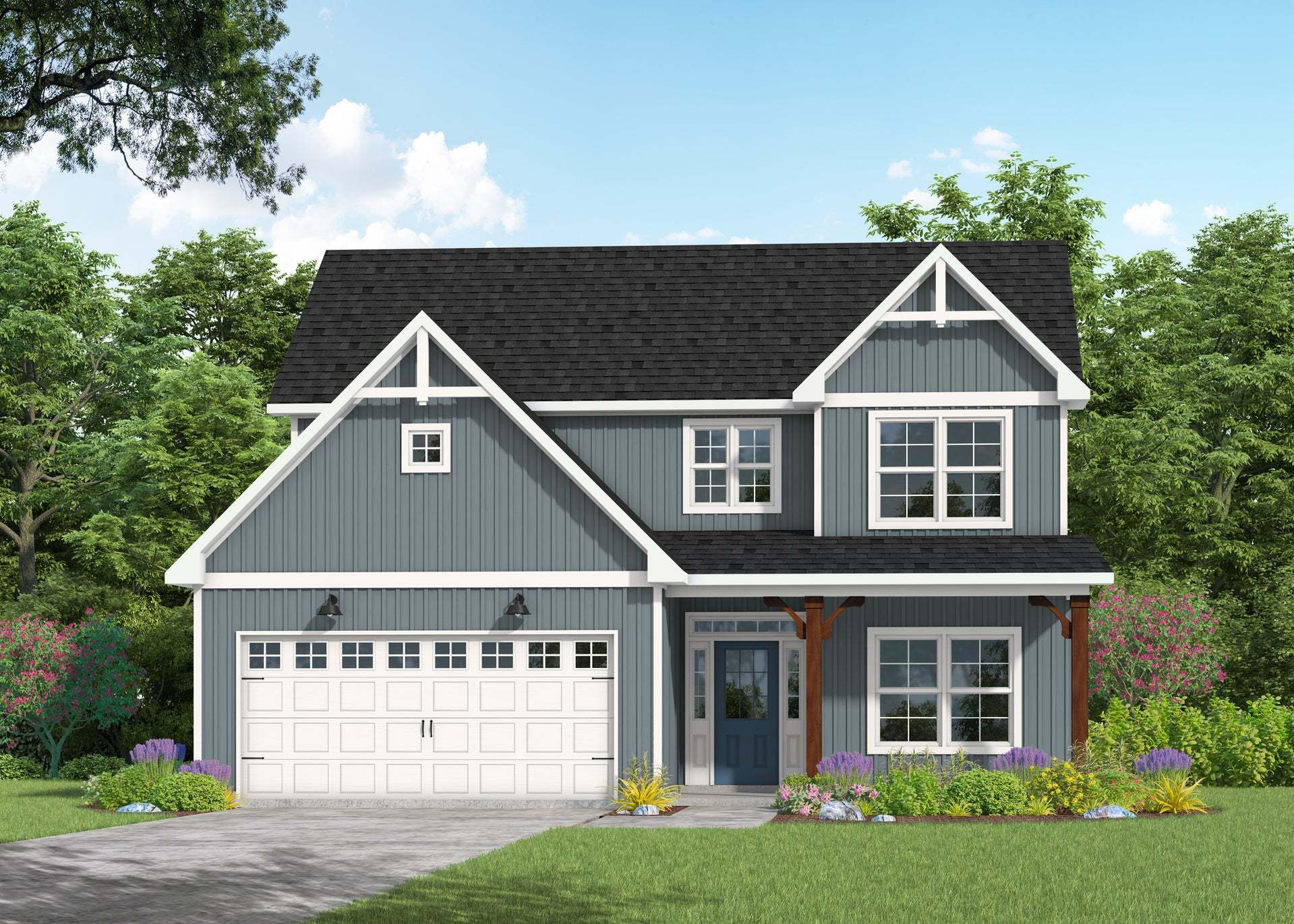 Exterior:Elevation FH-Artistic Rendering for Representation Purposes Only