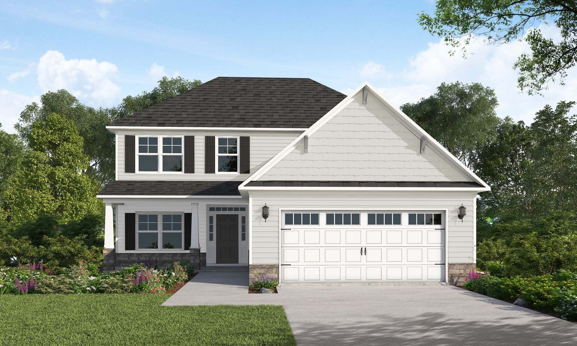 Exterior:Elevation C - Artistic Rendering for Representation Purposes Only