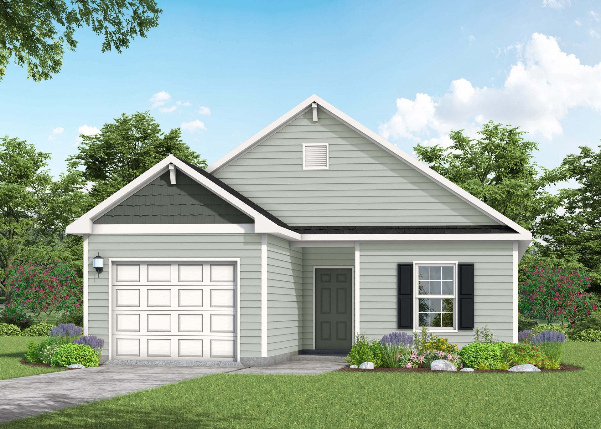 Exterior:Elevation A - Artistic Rendering for Representation Purposes Only