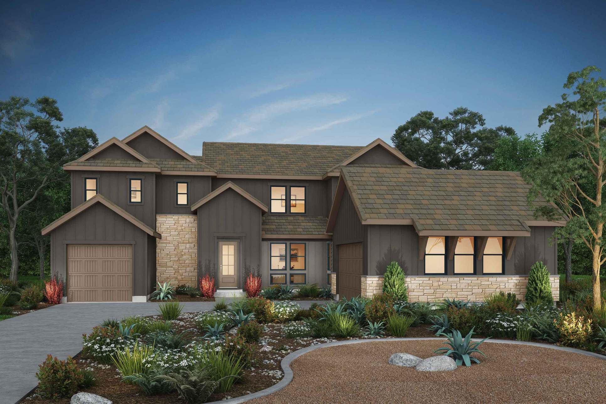 Heritage Series Plan Six:Plan Six Modern Farmhouse