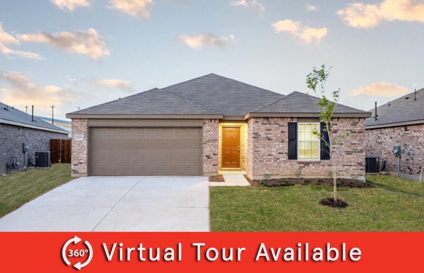 Serenada:The Serenada, a one-story home with 2-car garage, shown with Home Exterior N