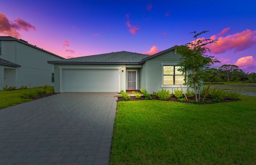 Exterior:Welcoming Browning Exterior with Impact Glass