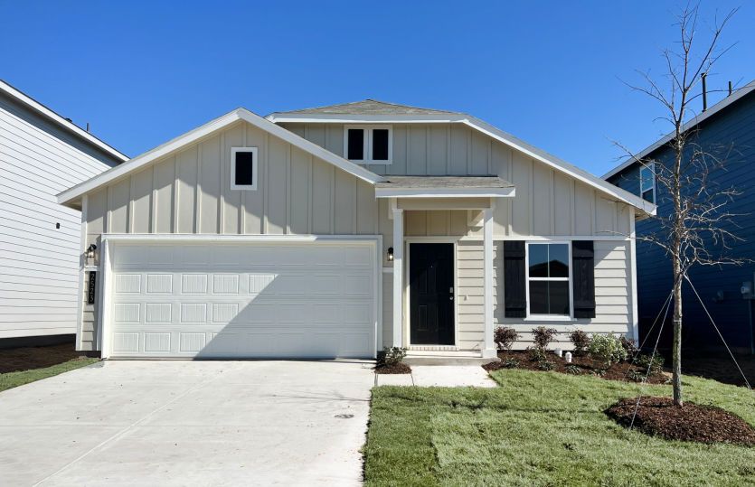Coleto:The Coleto, a one-story home with 2-car garage *exterior features may differ
