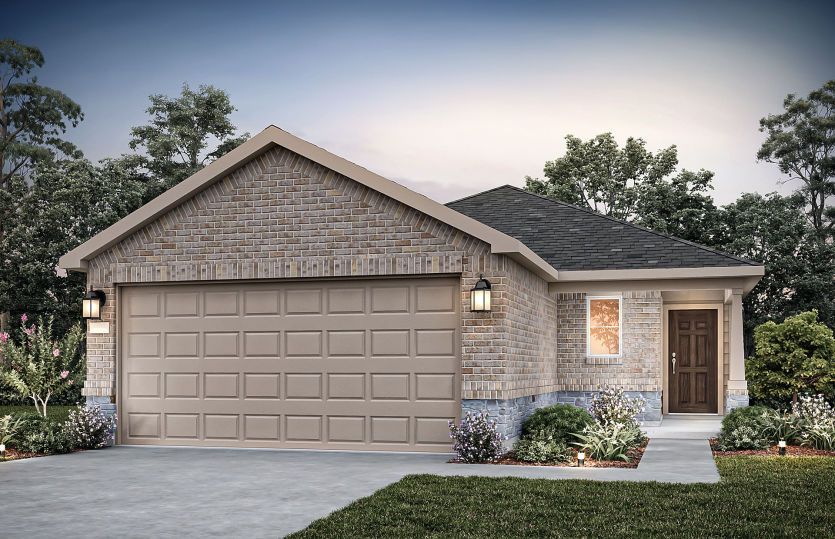 Adams:The Adams, a 1-story new construction home showing Home Exterior X