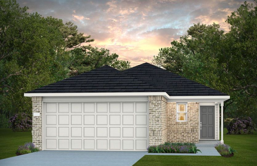Adams:Elevation W - Exterior Color Package: Caddo Mills
