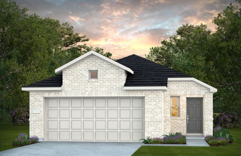 Beeville:Elevation TR201 - Exterior Color Package: Caddo Mills