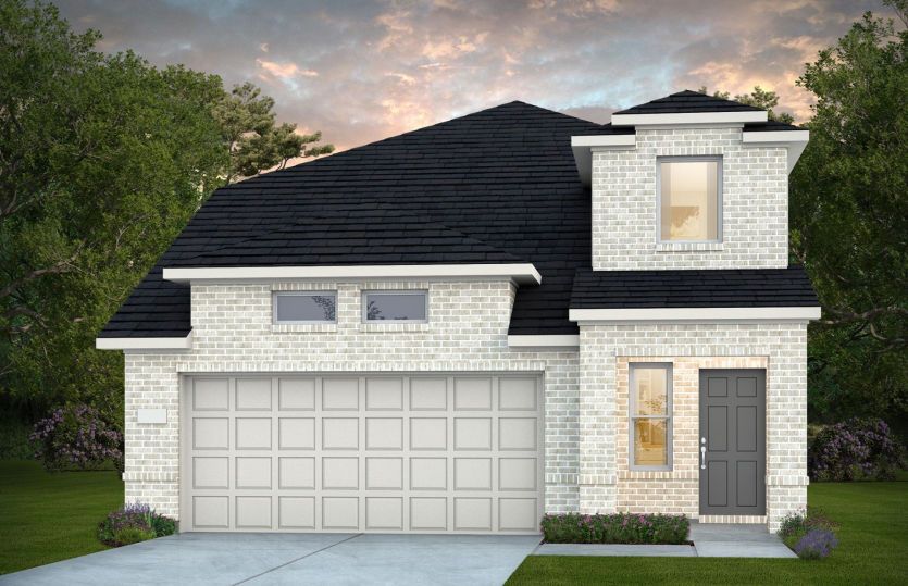 Gustine:Elevation TR201 - Exterior Color Package: Caddo Mills