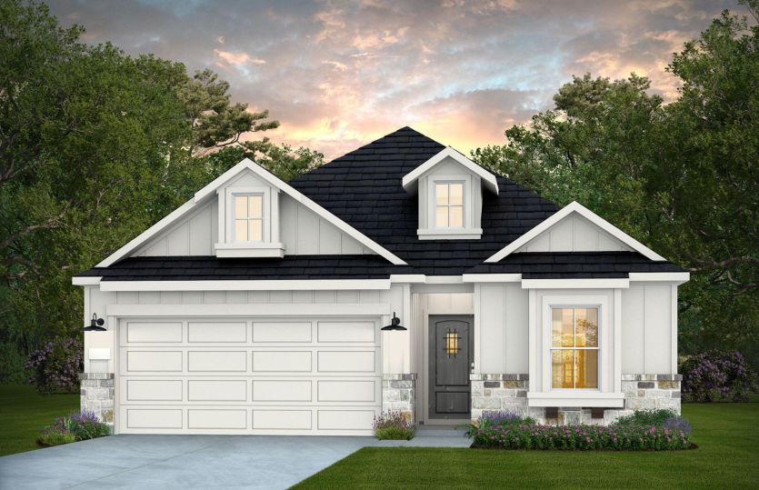 Fox Hollow:Elevation G - Exterior Color Package: Caddo Mills