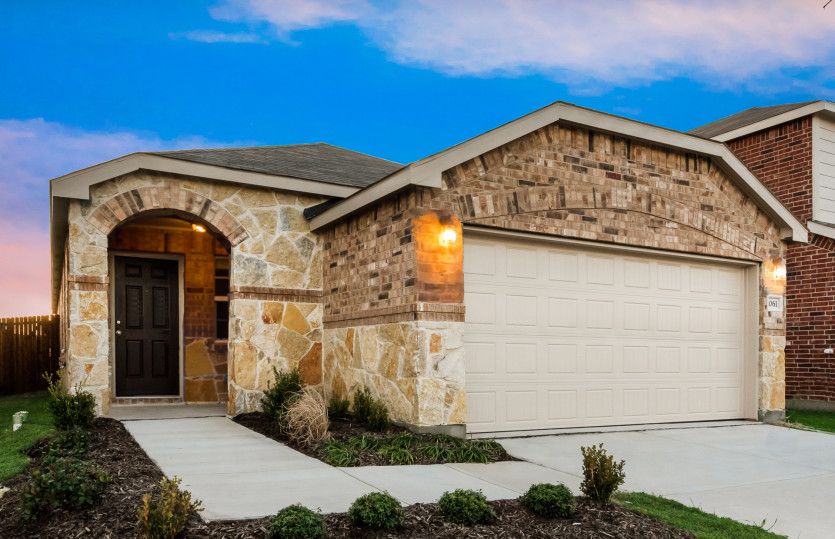 Taft:The Taft, a 1-story new home showing Home Exterior R