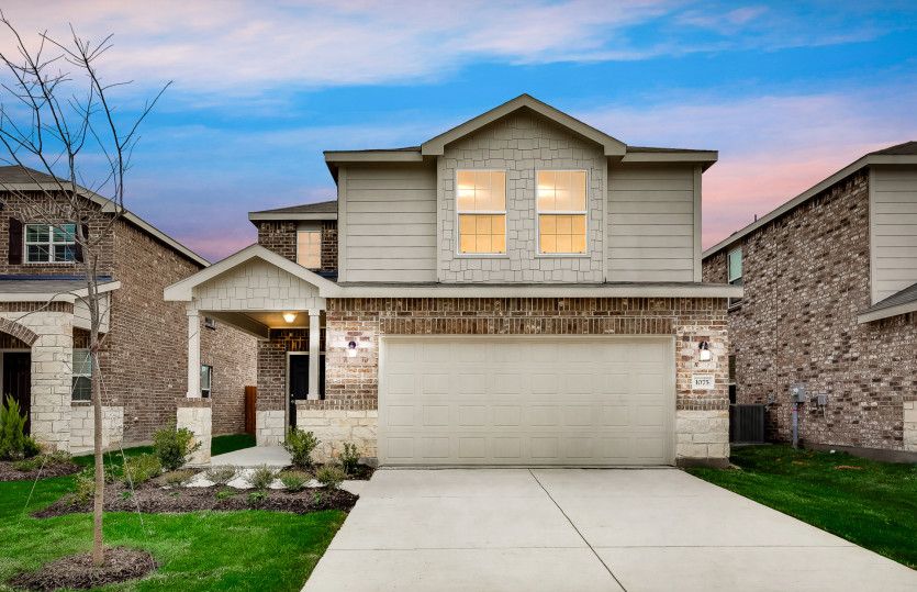 Springfield:The Springfield, a 2-story new home showing Home Exterior Y