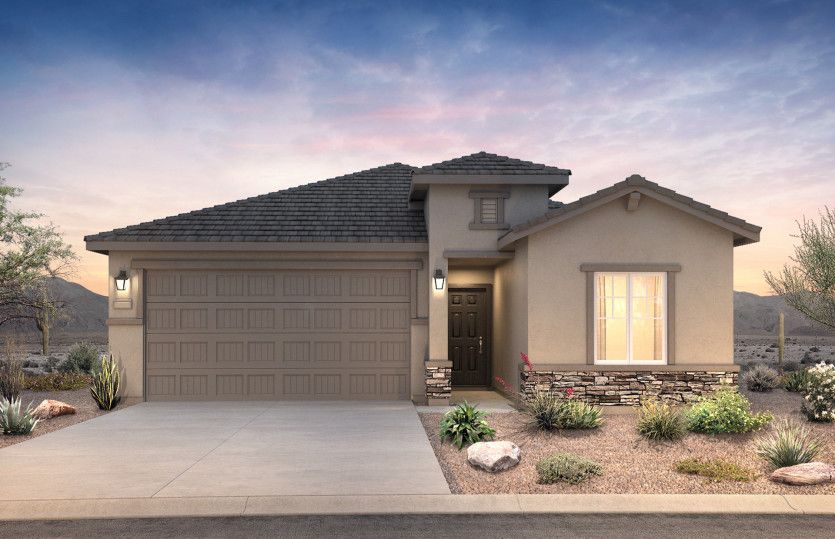 Exterior:Lavender Elevation C