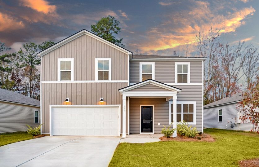 Whimbrel:Whimbrel new construction home  Exterior TD103 - Model Representation