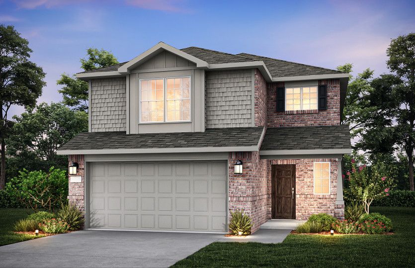 Exterior:The Coolidge, a 2-story new construction home showing Home Exterior X