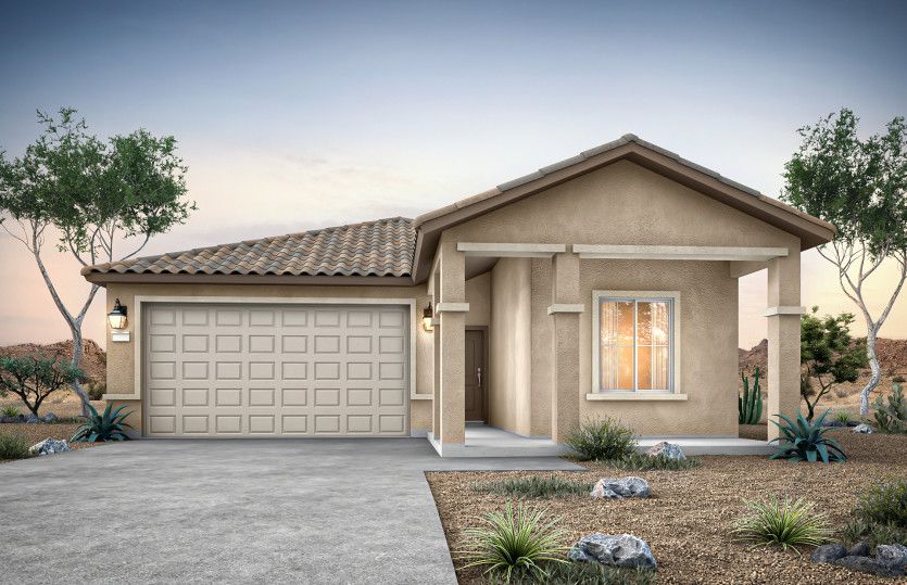 Exterior:Lavender Elevation B