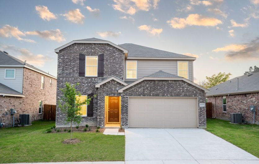 Sandalwood:The Sandalwood, a two-story home with 2-car garage