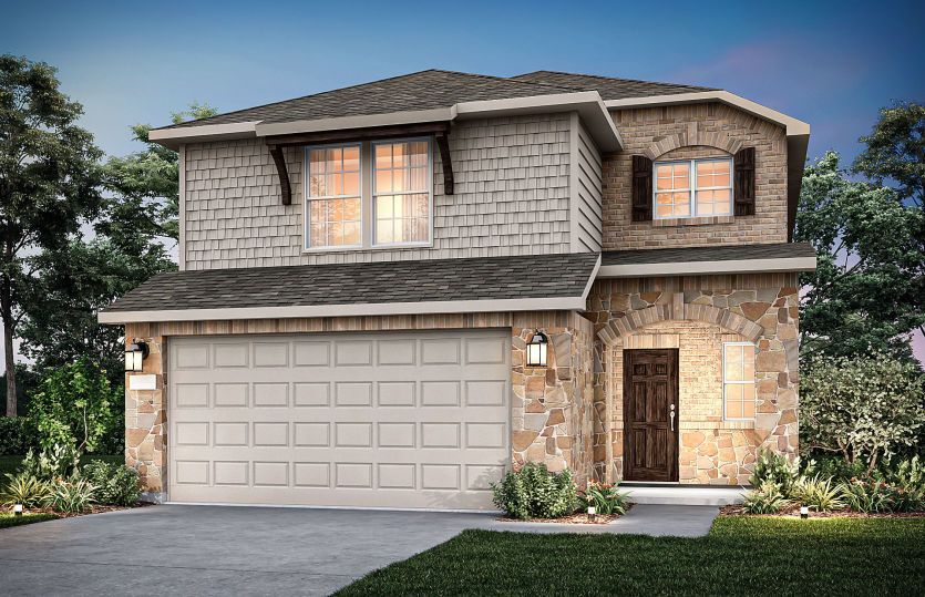 Exterior:The Coolidge, a 2-story new construction home showing Home Exterior R