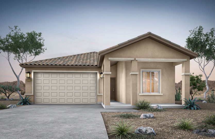 Exterior:Lavender Elevation B