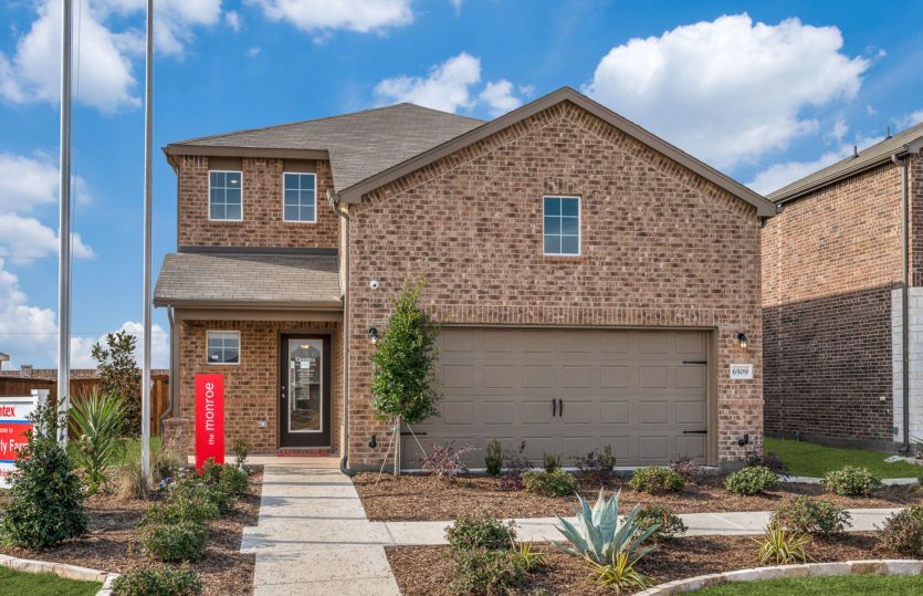 Monroe:The Monroe, a 2-story new construction home showing Home Exterior LS201