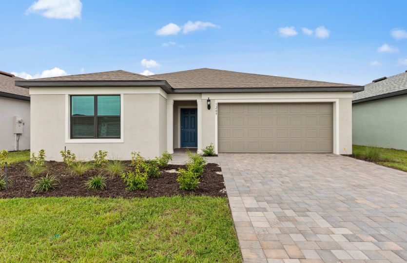 Exterior:Welcoming Browning Exterior with Impact Glass