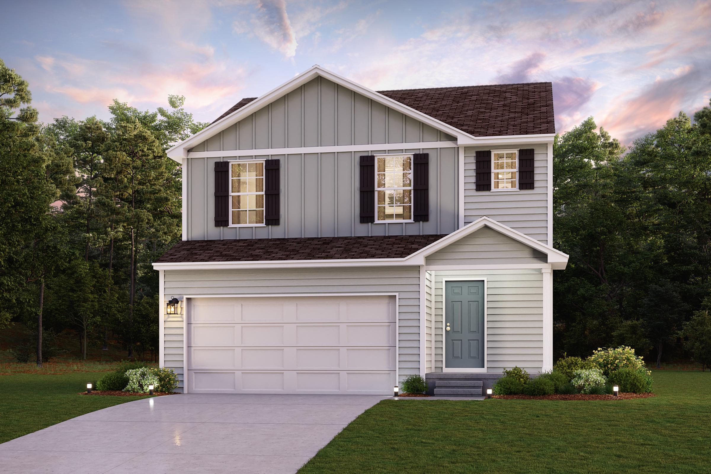 Exterior:Nandina | Elevation B