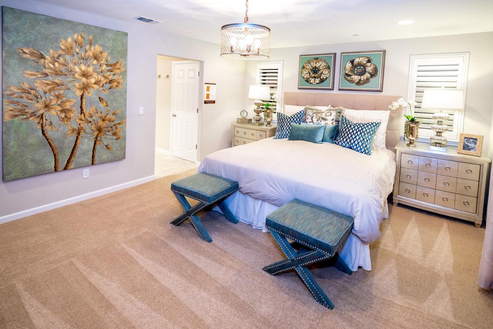 The Auburn owner's bedroom, built in the Central Valley division found in the Tapestry neighborh