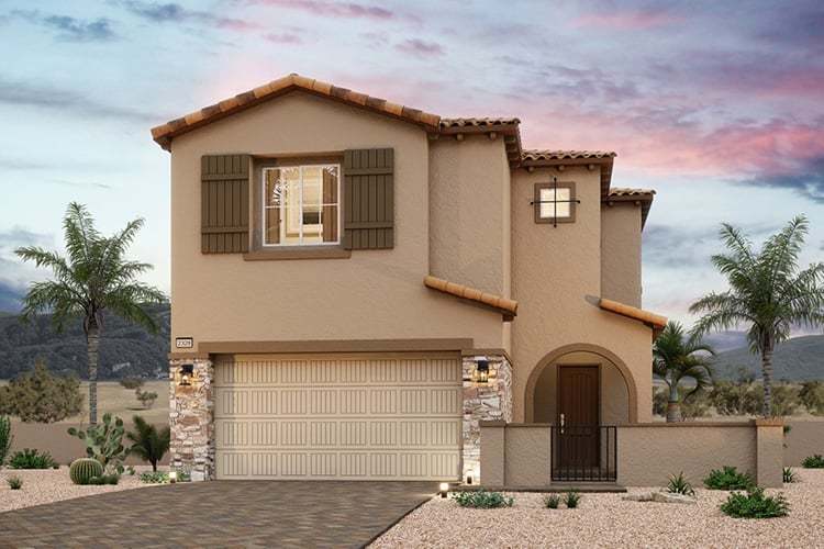 Exterior:Plan 2328 Tuscan