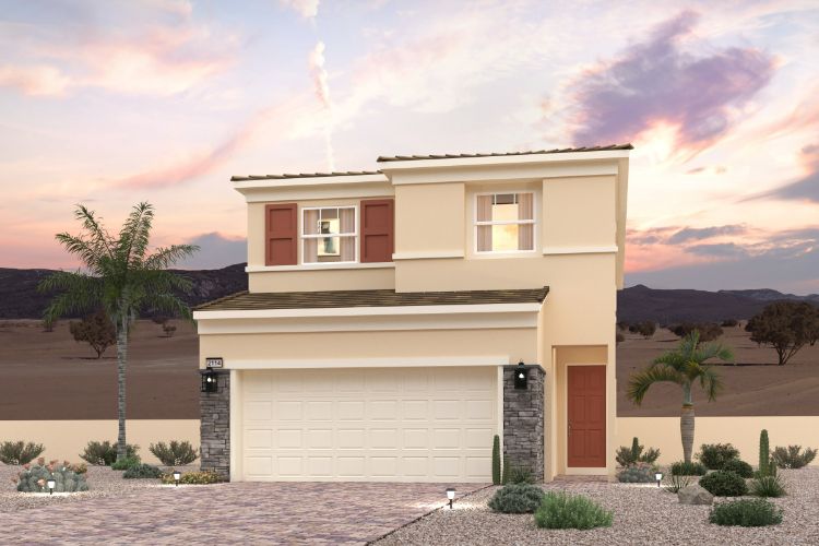Exterior:Plan 2114 Elevation B